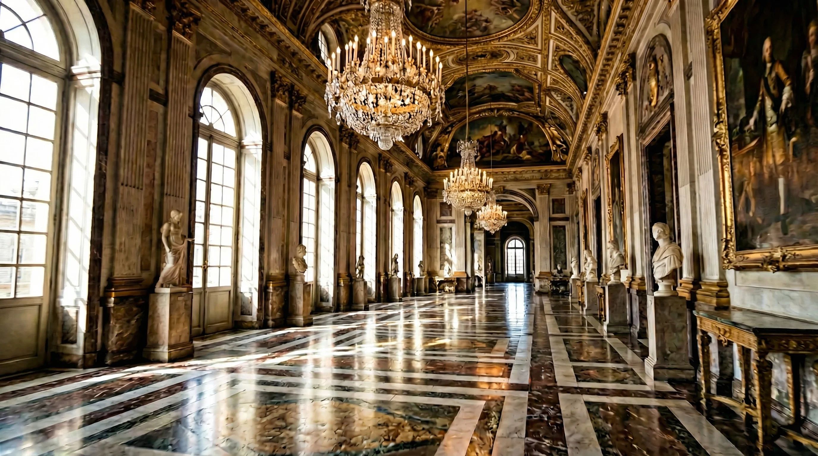 俄罗斯方舟冬宫博物馆一镜到底历史诗意