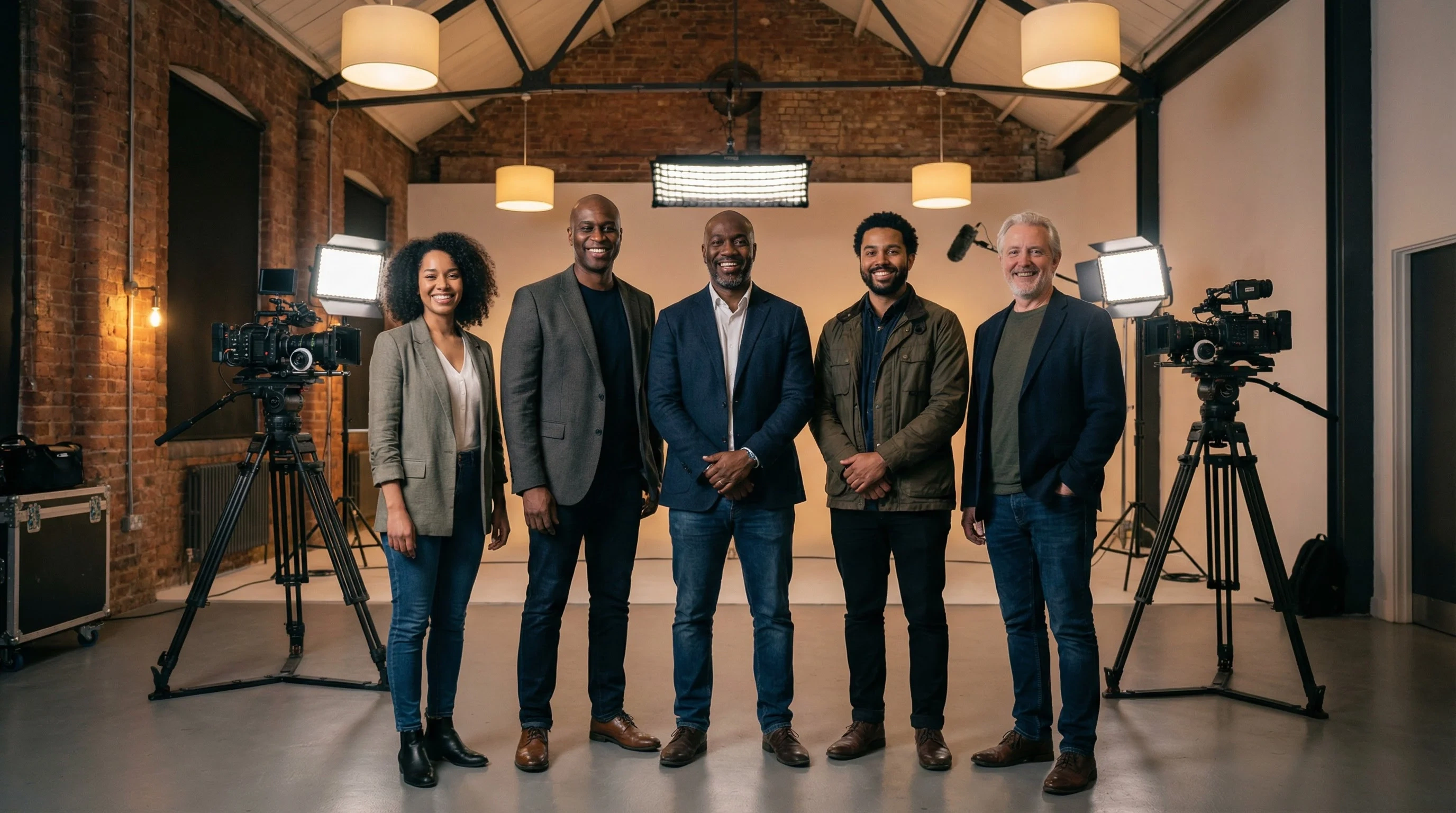 工藤拉拉专业电影摄影团队全体合影